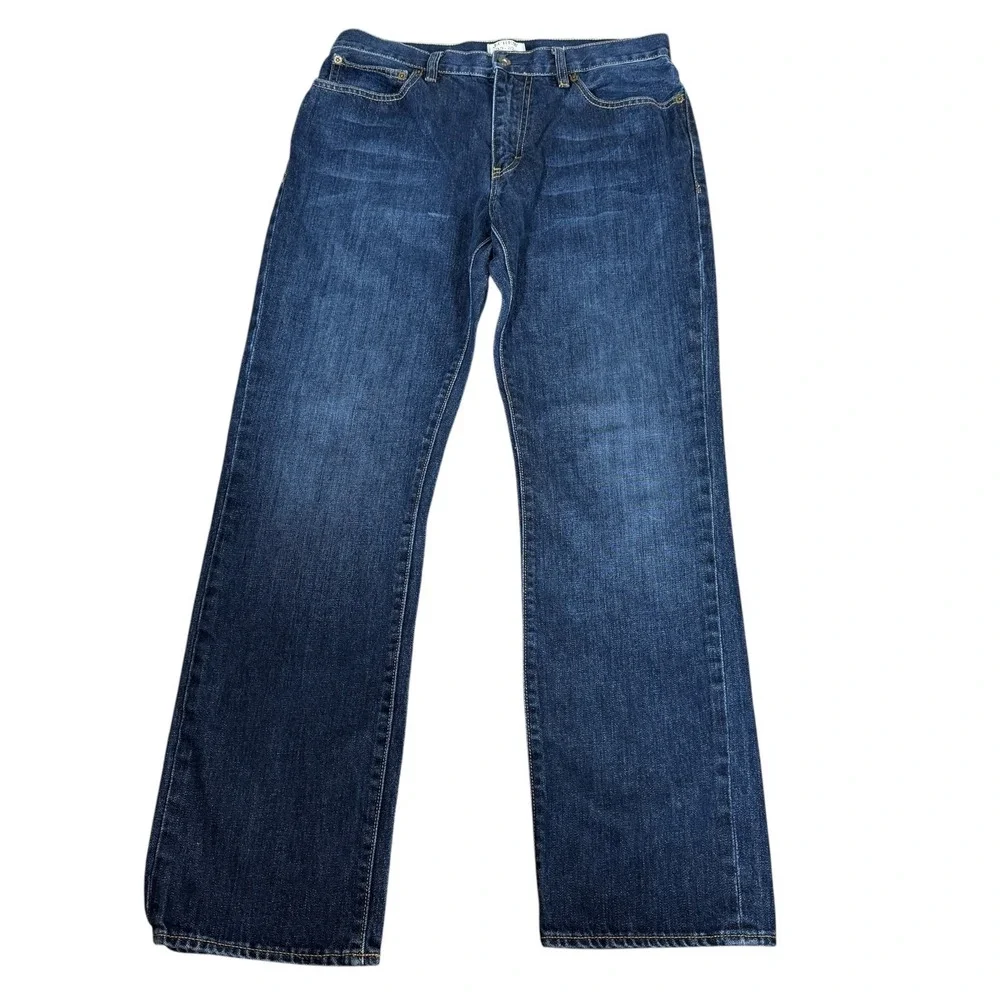 J.Crew Men's Vintage Slim Straight Dark Wash Jeans Style 17739 Size 33X32